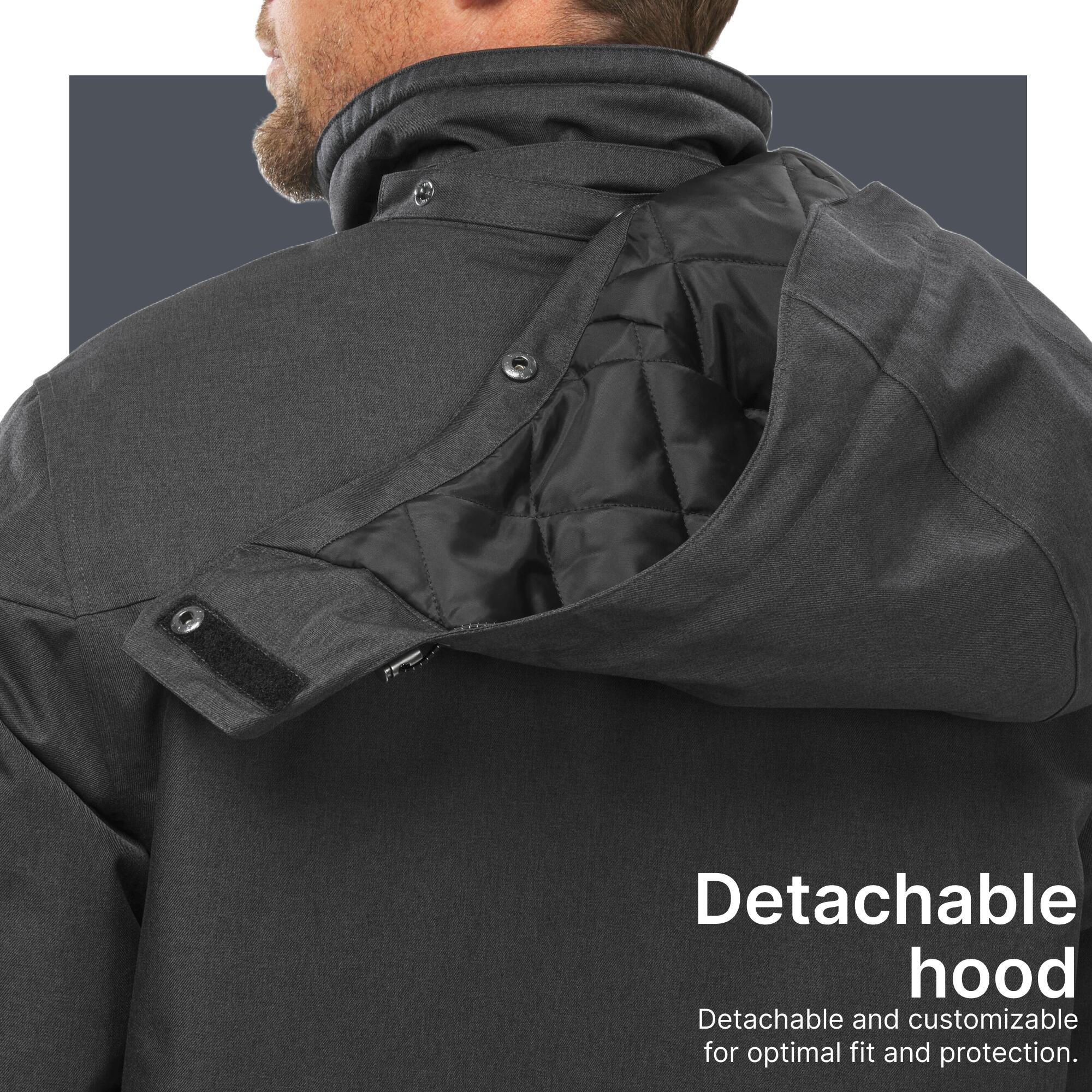 Men Winter Hiking Jacket SH500 Snow & Waterproof -10°C Black