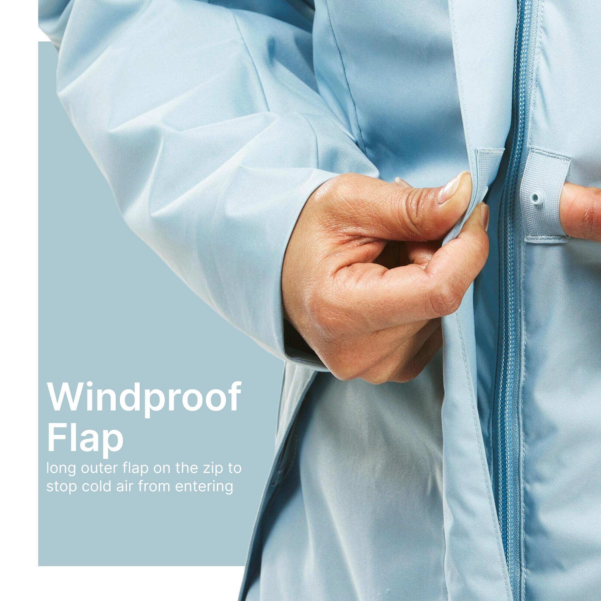 Women’s waterproof hiking jacket -10°C, NH500 - Blue