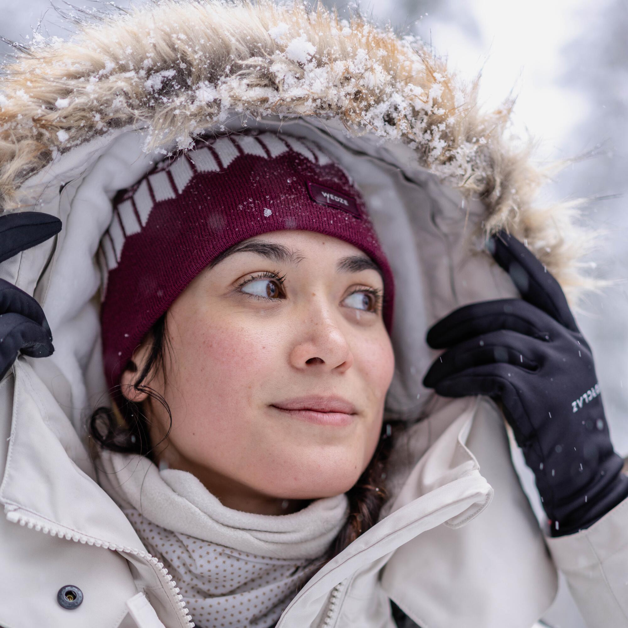 Women's Waterproof Hiking Parka -20°C NH900 - Beige 12/29