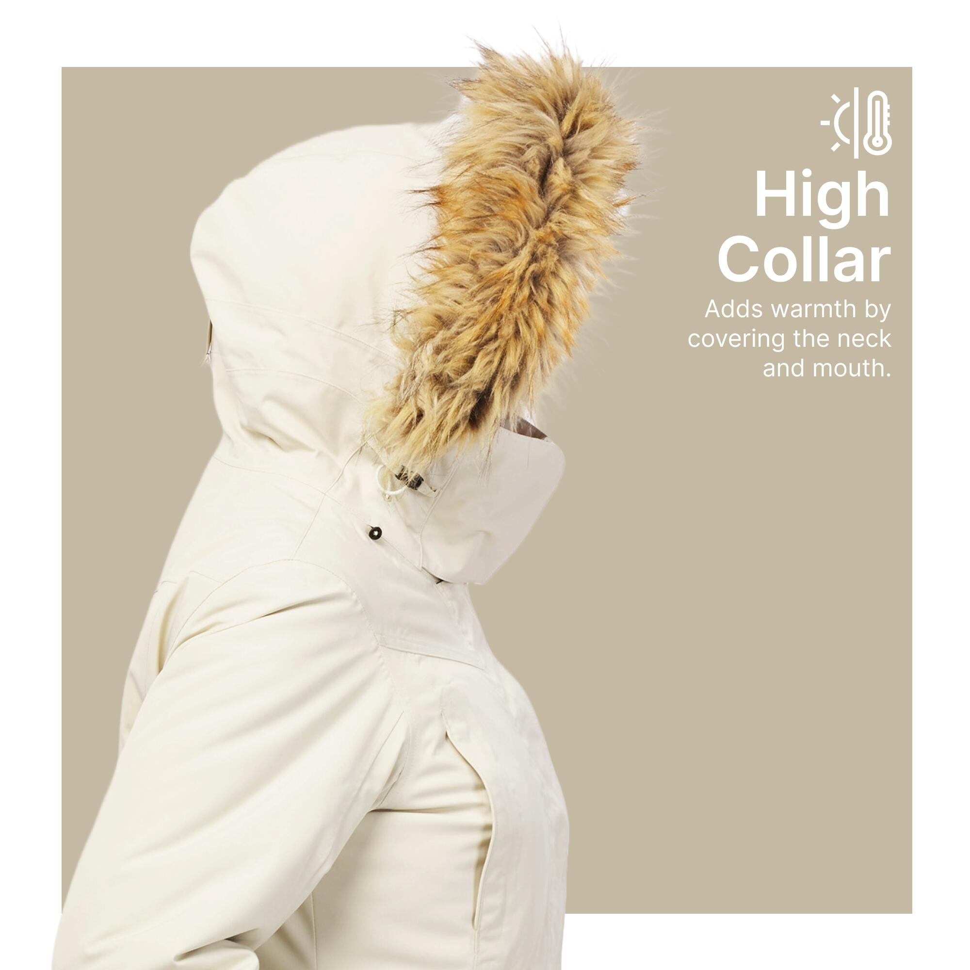 Women's Waterproof Hiking Parka -20°C NH900 - Beige