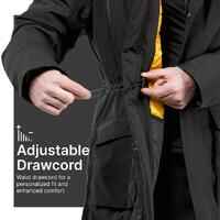 Men’s waterproof hiking parka -20°C, NH900 - Black