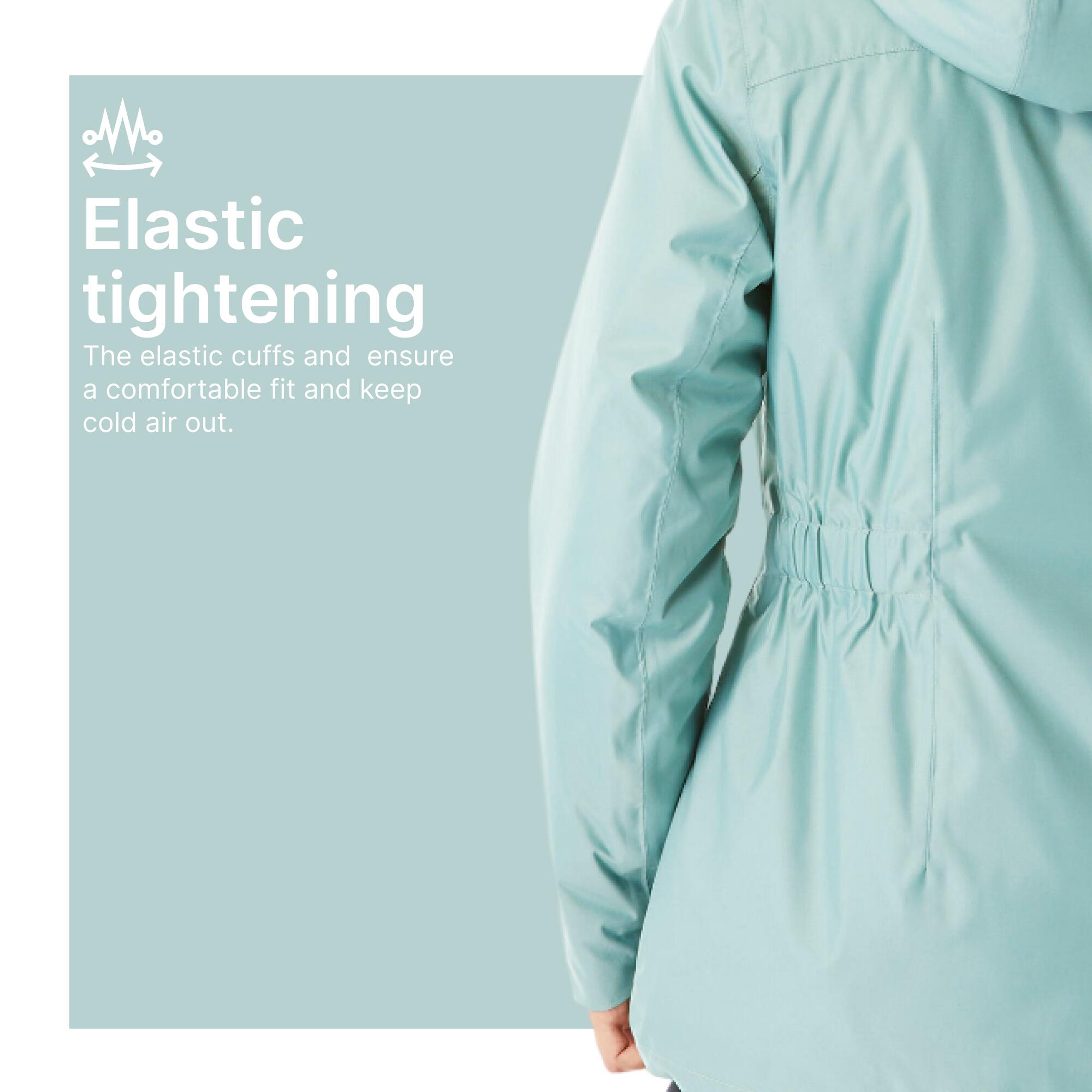 Women’s hiking waterproof winter jacket - SH500 -10°C