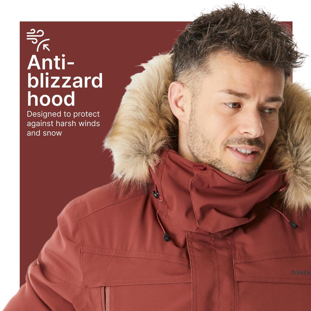 Men’s waterproof hiking parka -20°C, NH900 - Blue