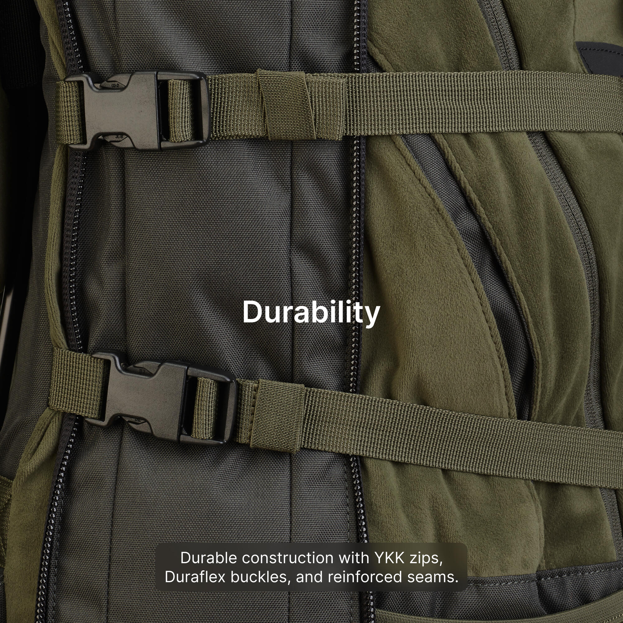 Wildlife Outdoor Backpack 45 to 90 Litre Adjustable - Green