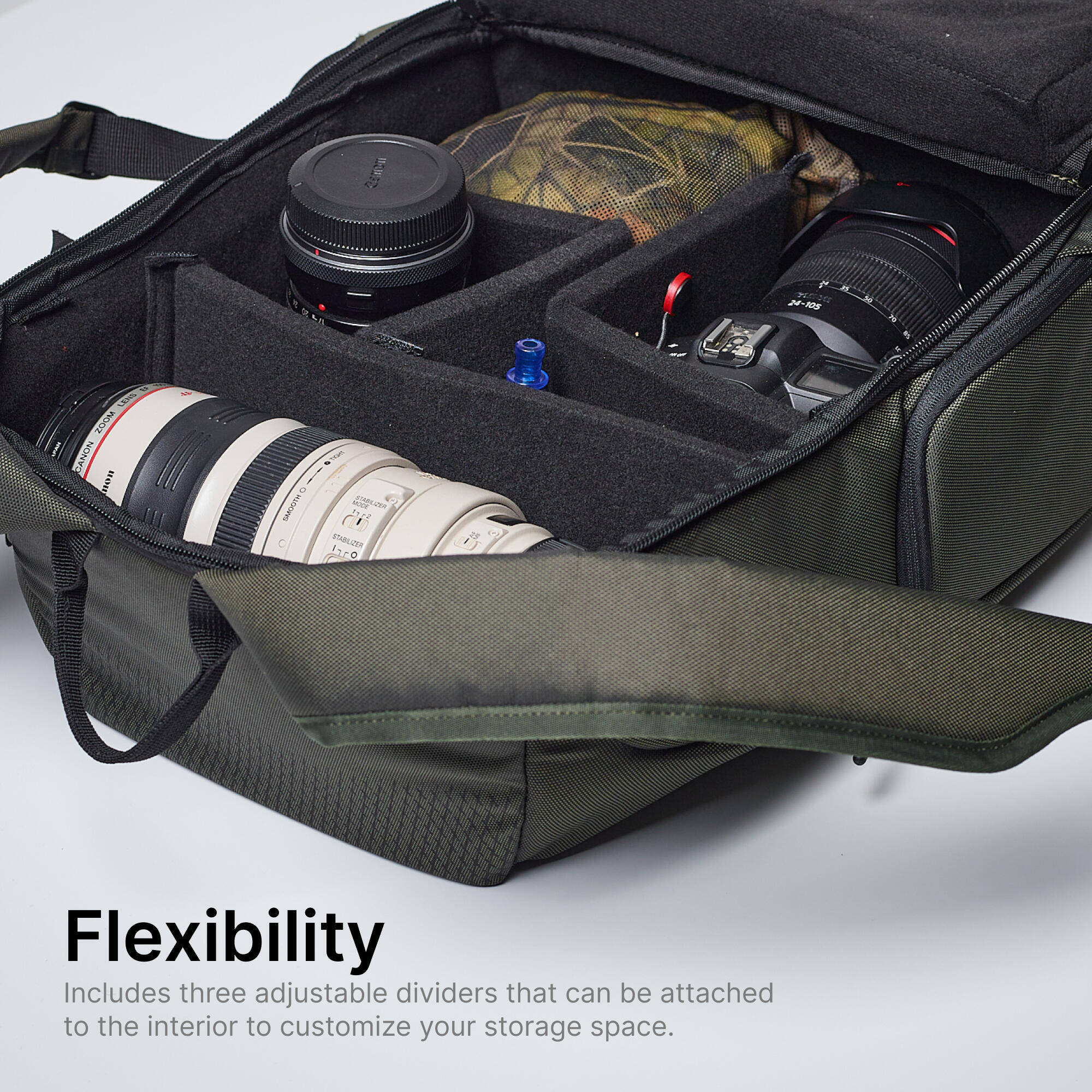 Camera Backpack Wildlife 100 20 Litres - Grey -  3