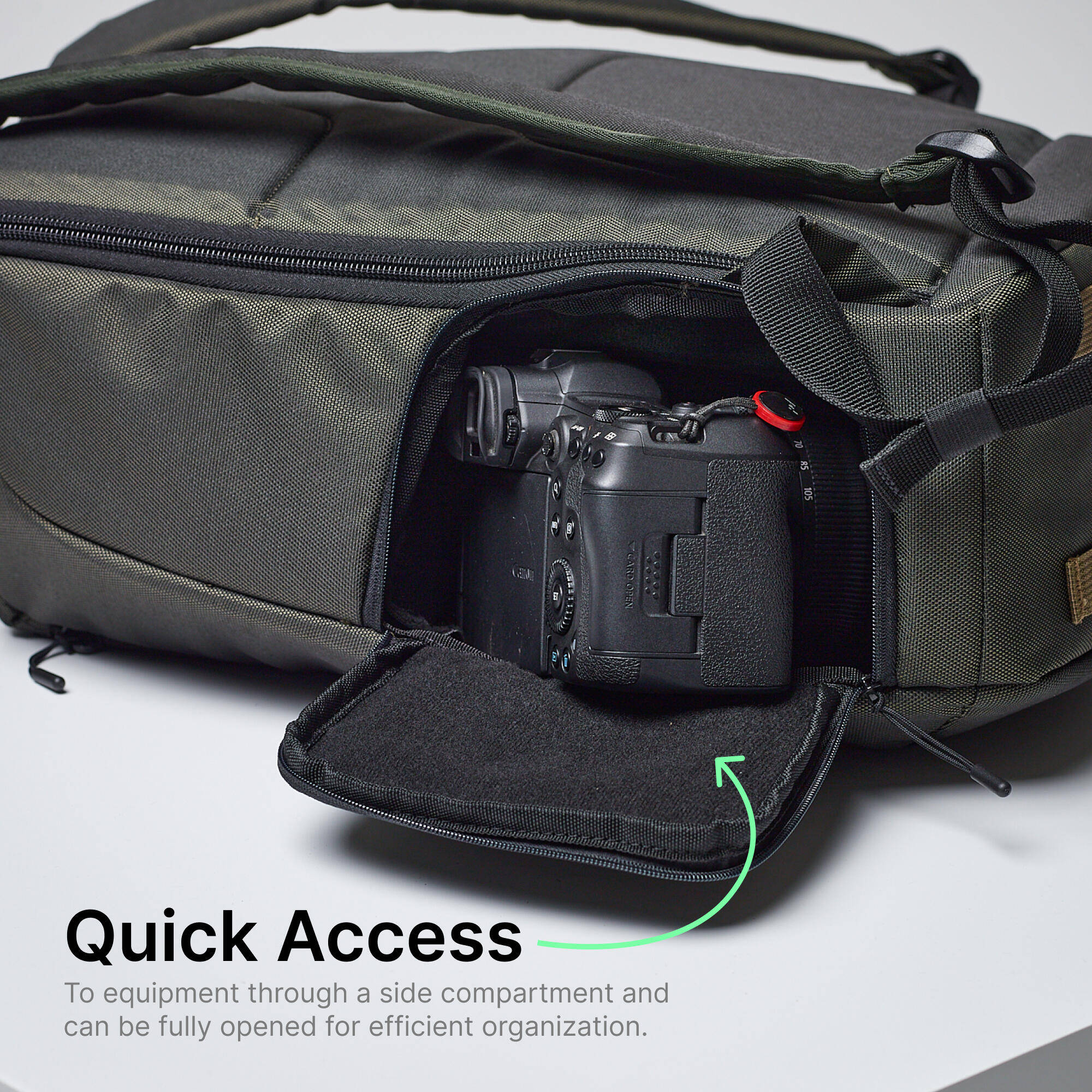 Camera Backpack Wildlife 100 20 Litres - Grey -  5