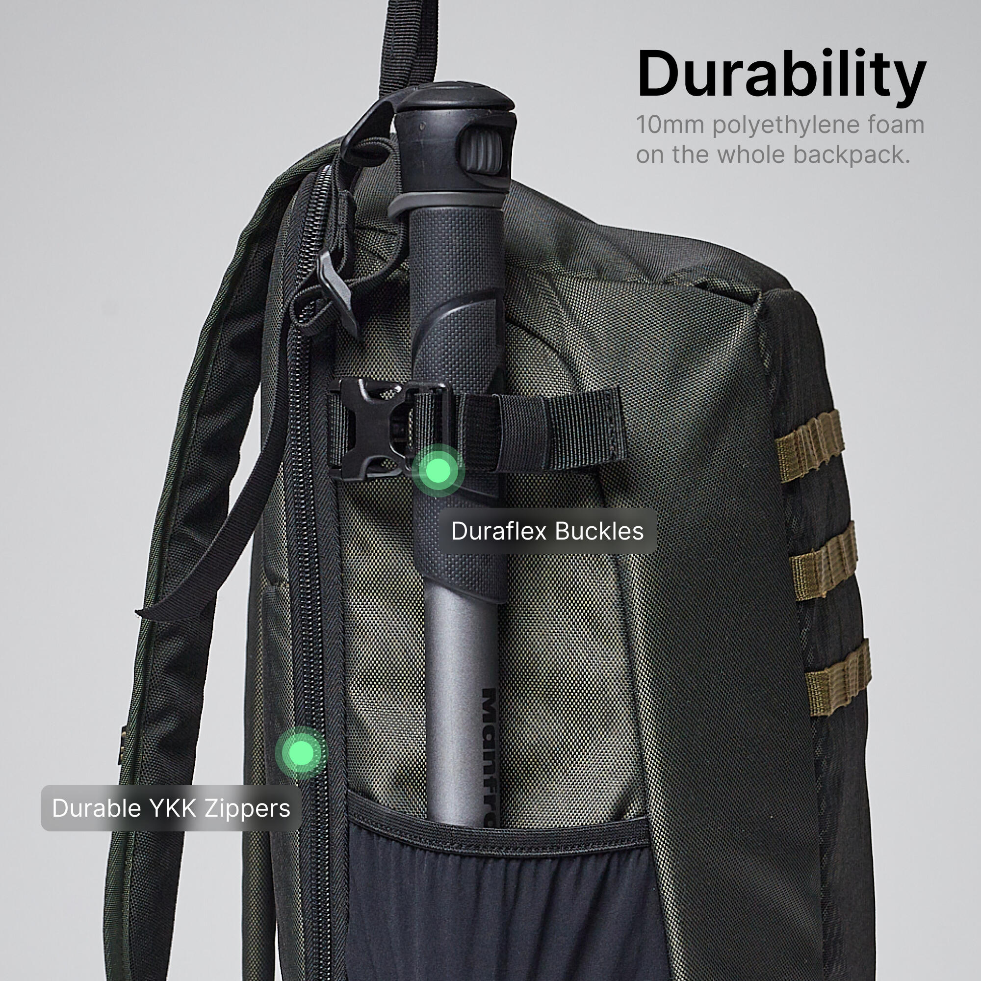 Camera Backpack Wildlife 100 20 Litres - Grey