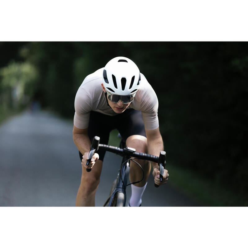 Casque de vélo route aéro RCR-F blanc