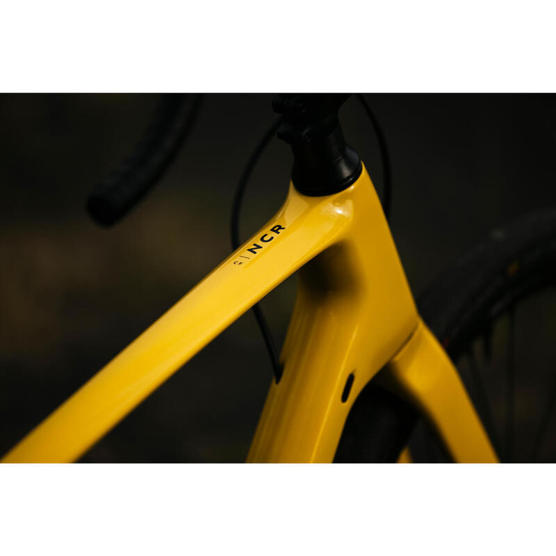 Bicicleta Carretera NCR CF Allroad Apex Amarillo