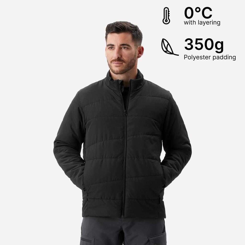 Second Life - Men’s Trekking Synthetic Padded Jacket MT50 0°C - Black - GOOD