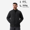 Men Puffer Jacket for Trekking - MT50 Black