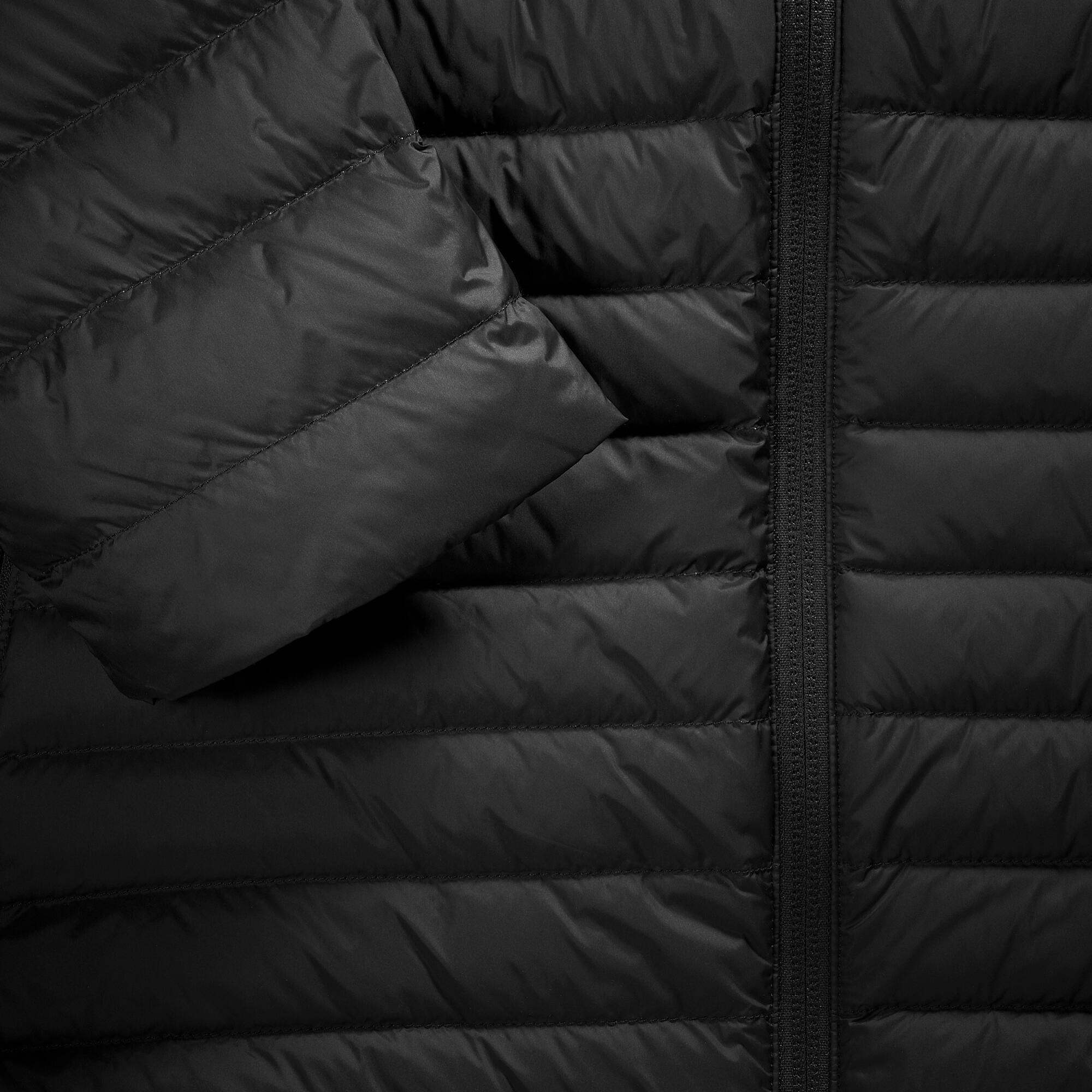 Piumino trekking uomo MT100 OVATTA nero 12/13