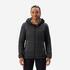 Women Warm Puffer Jacket with hood for mountain trekking- MT100 -5°C - Black