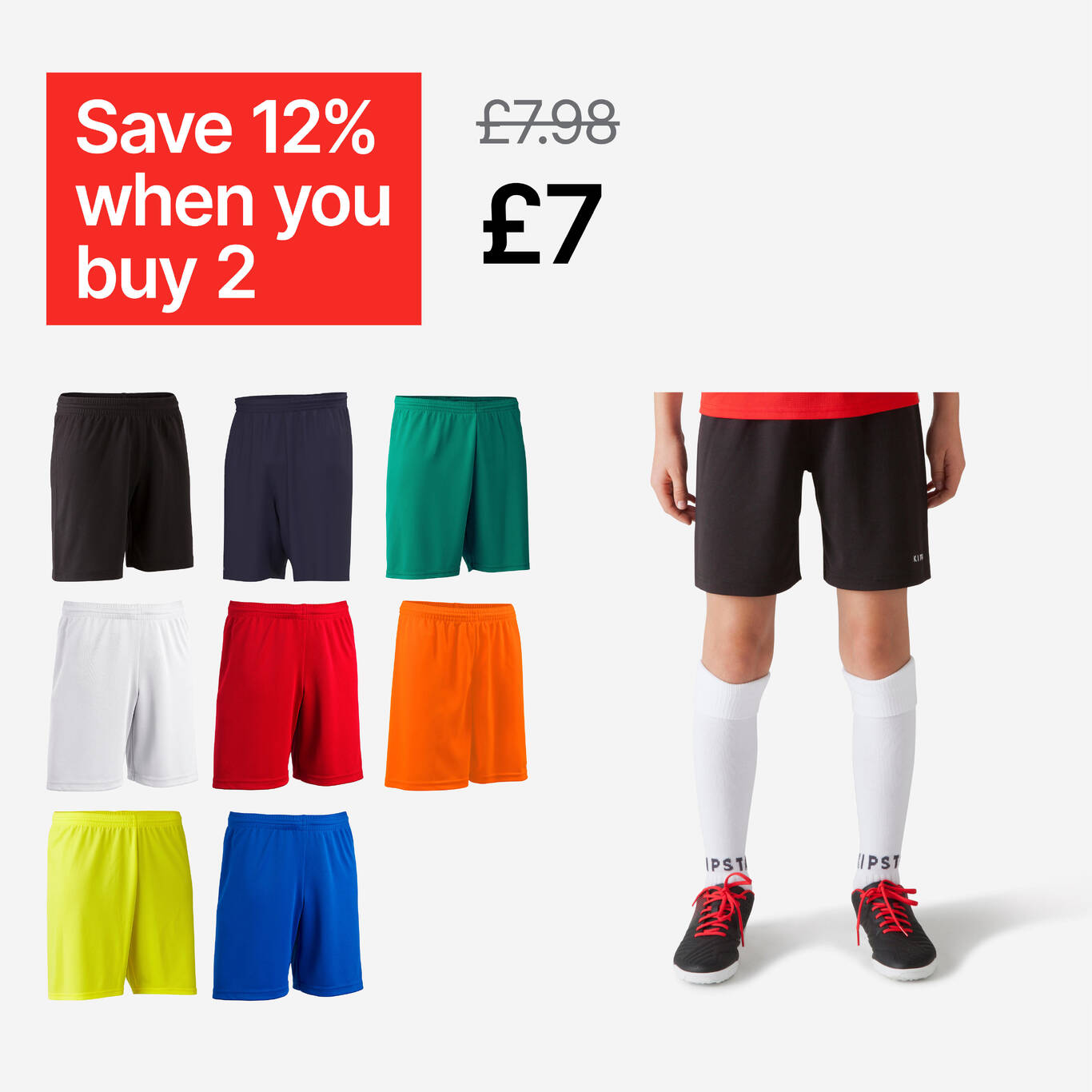 Kids' Football Shorts Essential - Navy