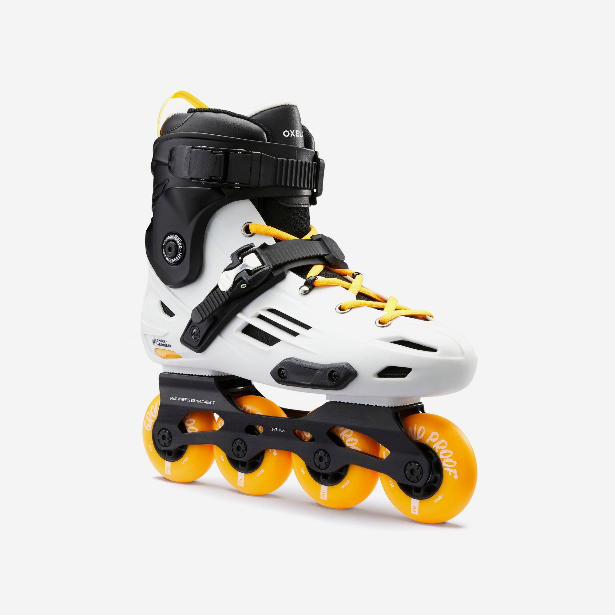 Adult Skating Shoes Inline MF 500 White -  1