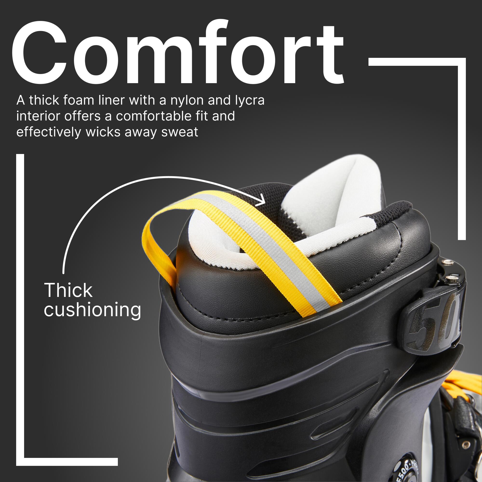 Adult Skating Shoes Inline MF 500 White