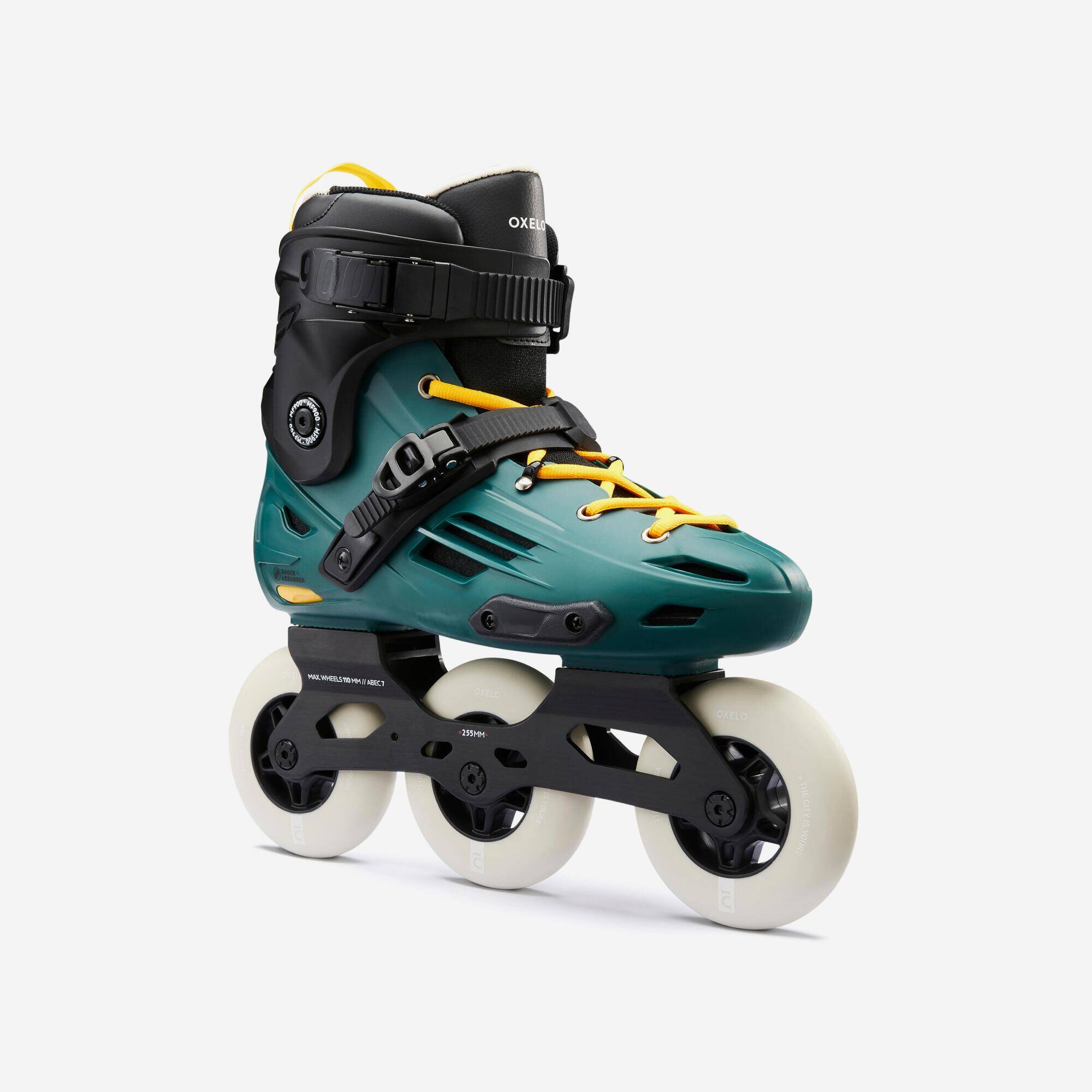Adult Skating Shoes Inline MF 900 Urban Green -  1