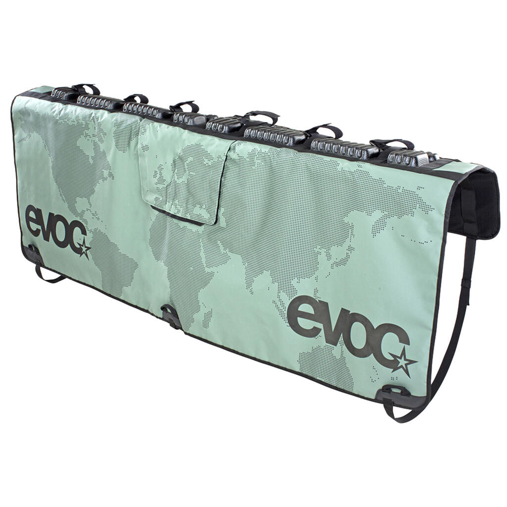 Cubre Pick Up Evoc color Kaki Olive size M/L para 6 bicicletas