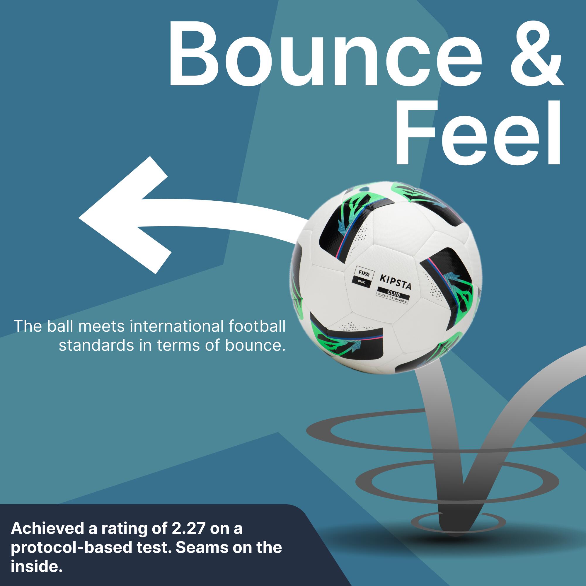 Size 5 FIFA Basic Football Club Hybrid - White