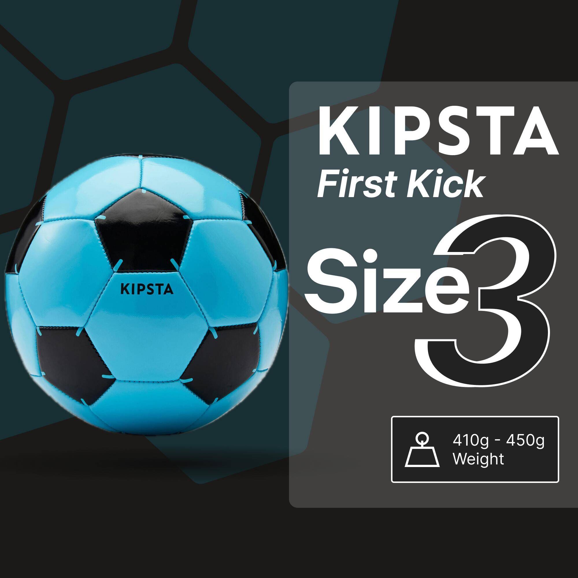 Football Ball Training Size 3 Below 8 years First Kick Blue -  2