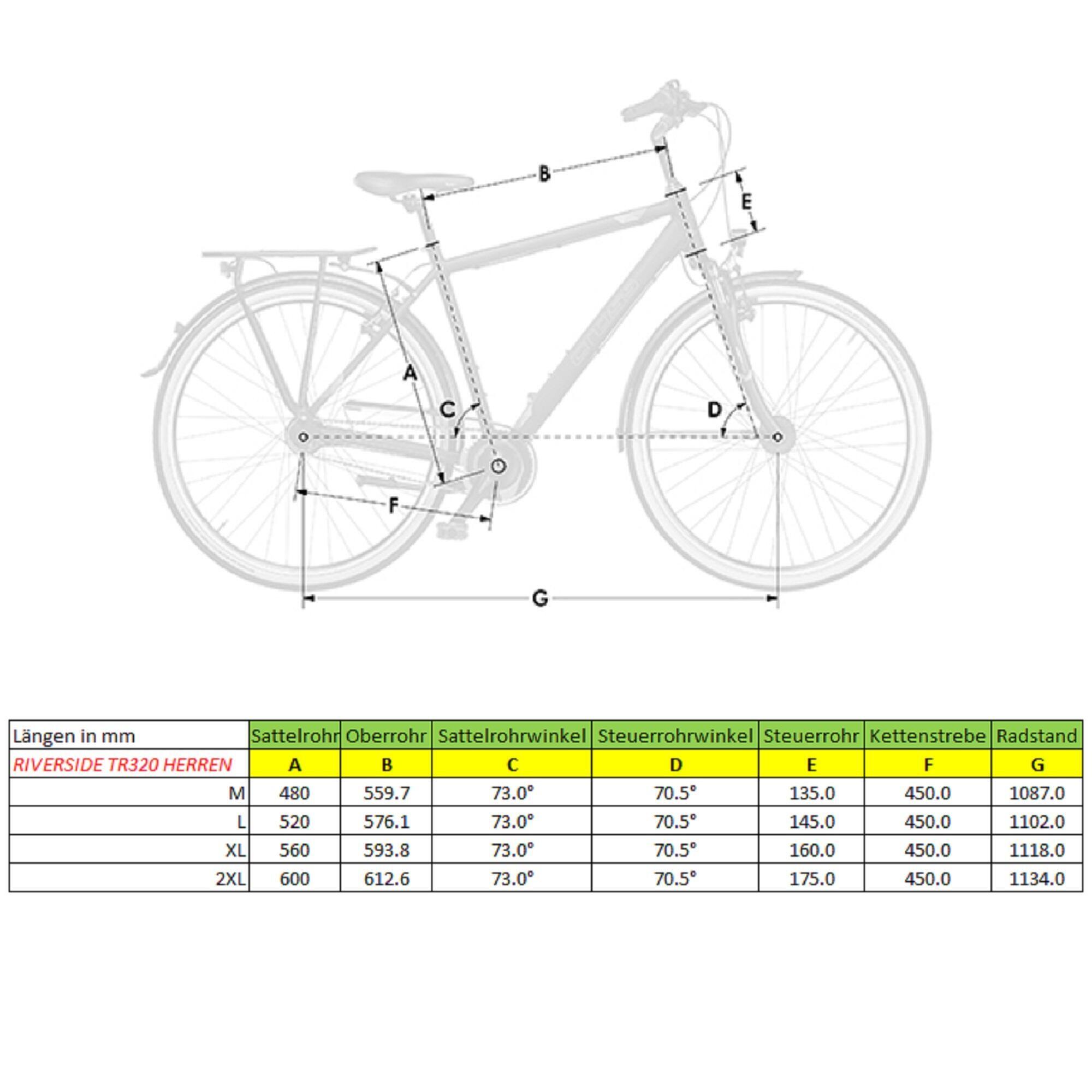 Trekkingrad 28 Zoll 320 TR Herren Grau 12/12