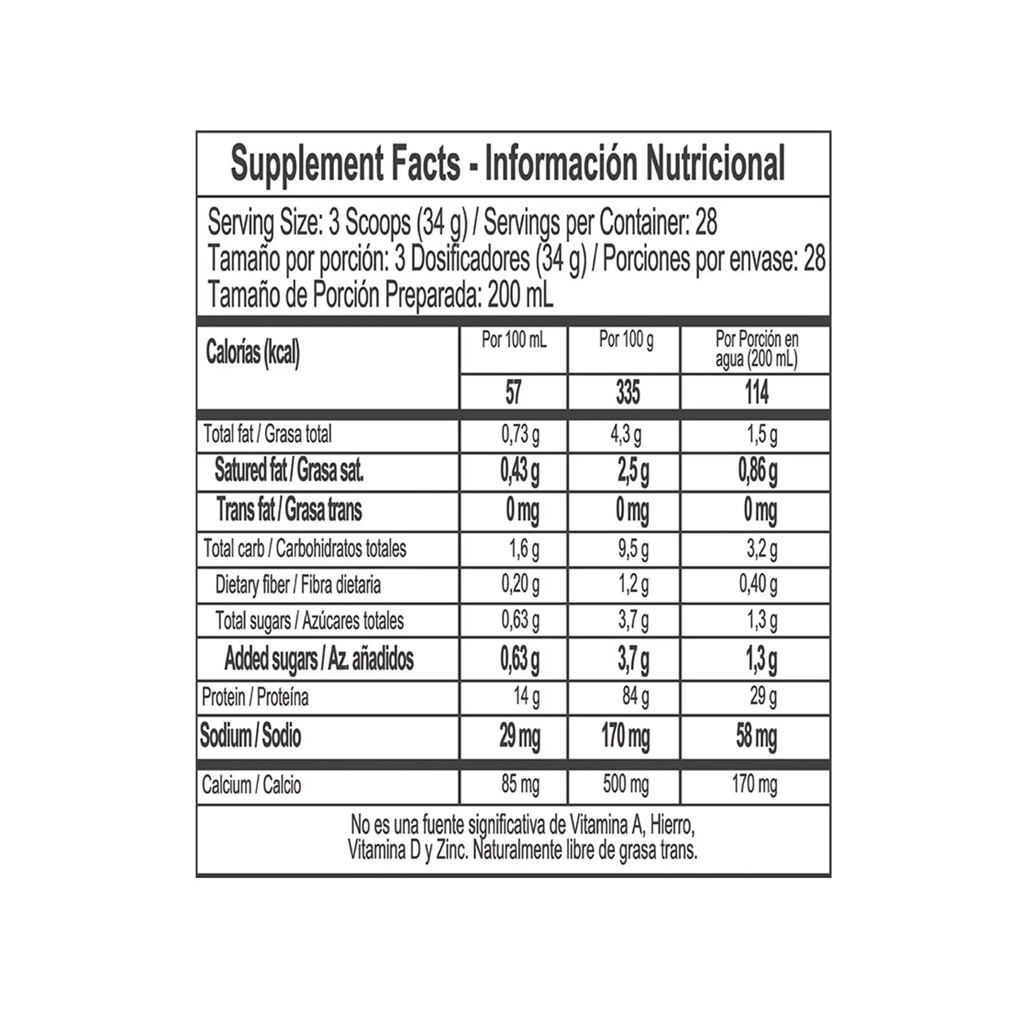 Alimento a base de proteína aíslada de 952gr Heathly Sports 3/5