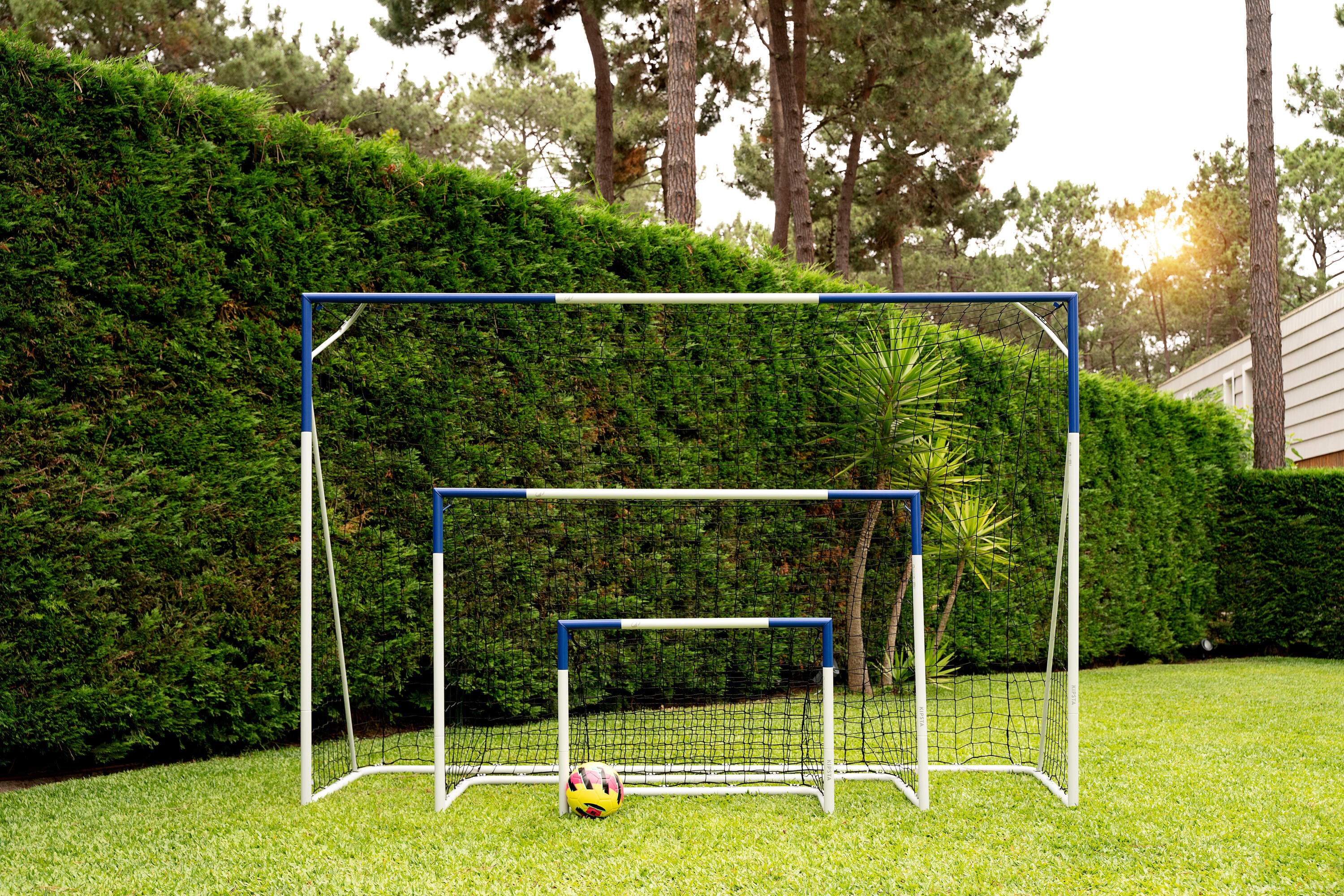 Fussballtor Classic S (95 cm x 70 cm), Weiss 8/14