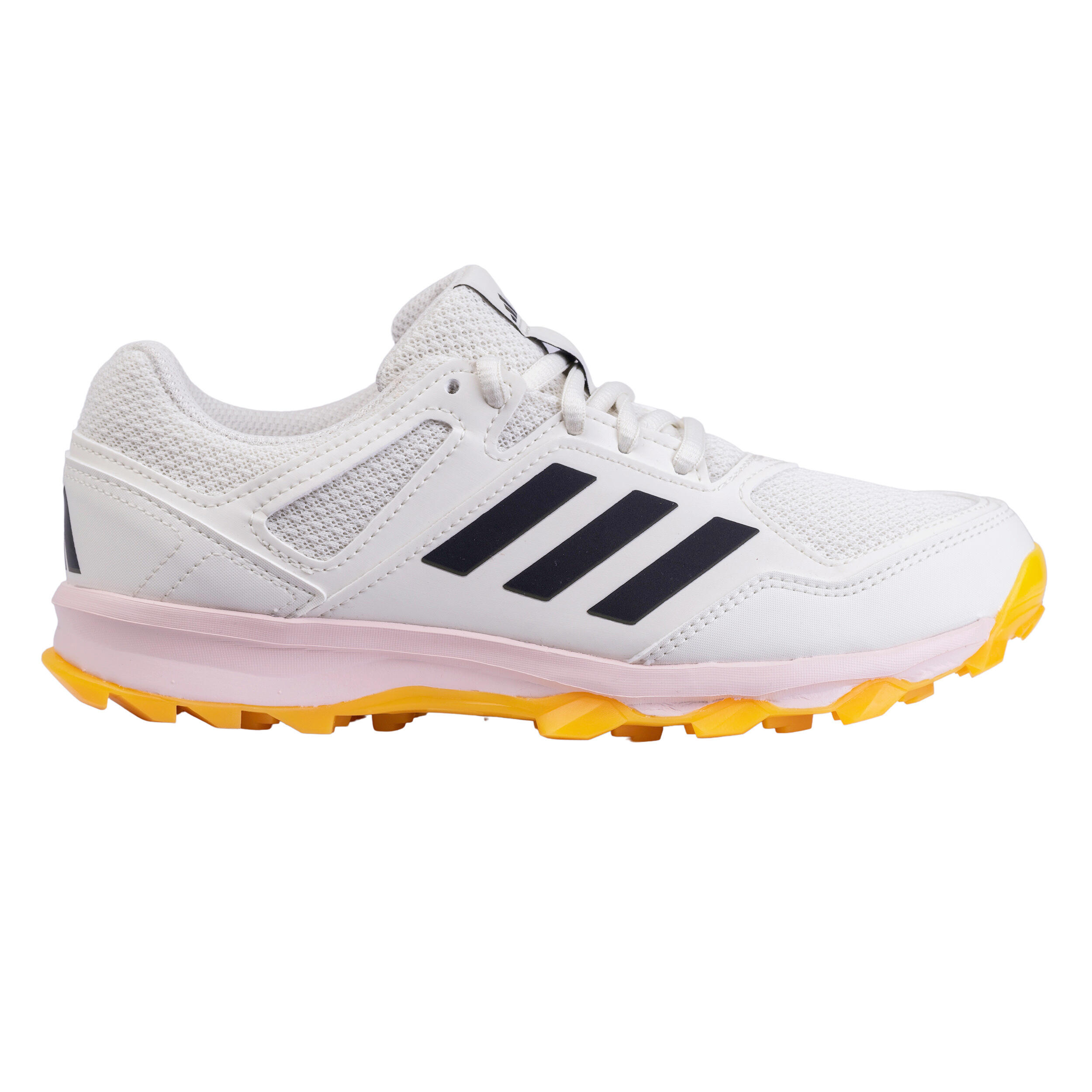Hockeyschoenen voor dames Fabela Rise beige ADIDAS Decathlon