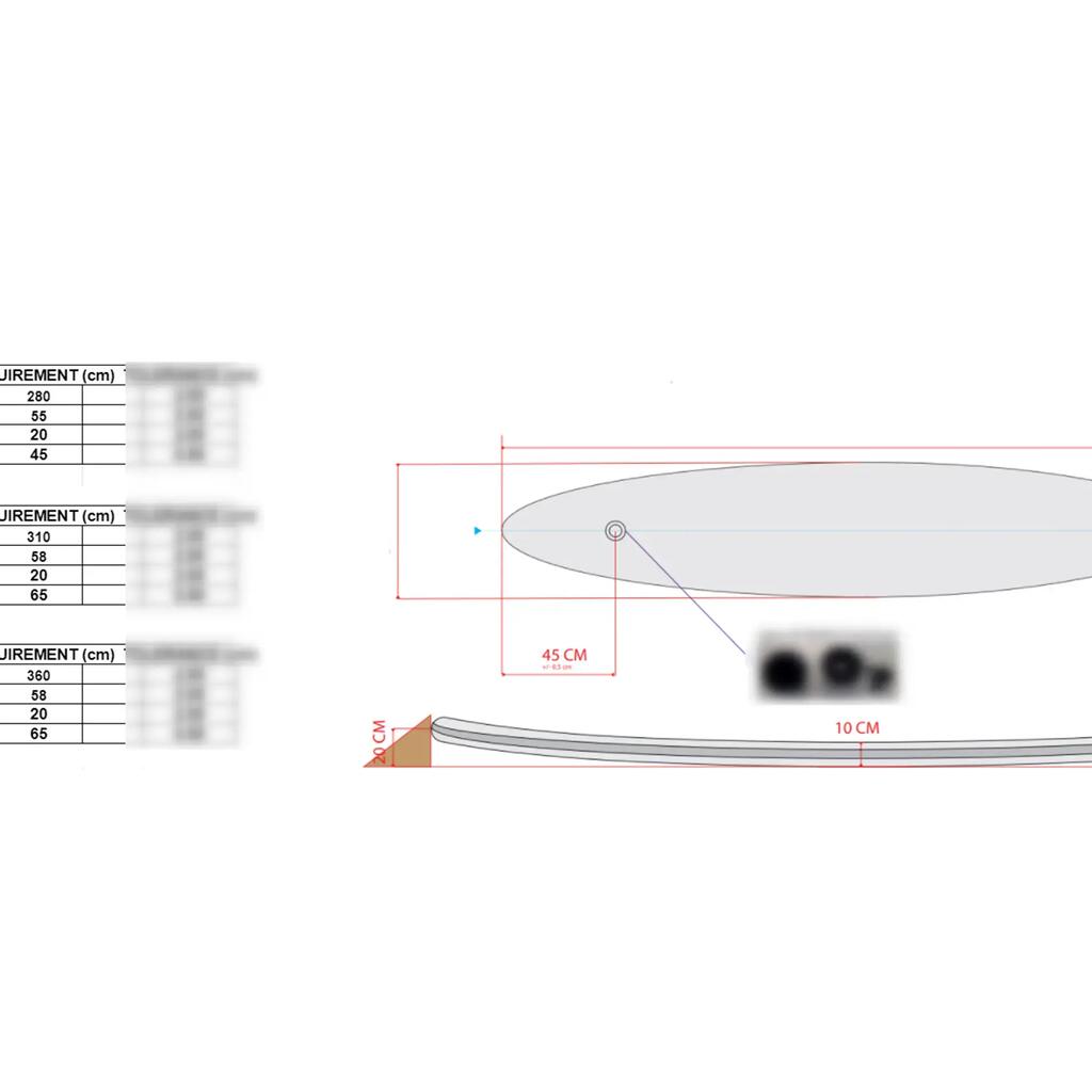 Reinforced floor bladder for itiwit 100 2-seater textile kayaks