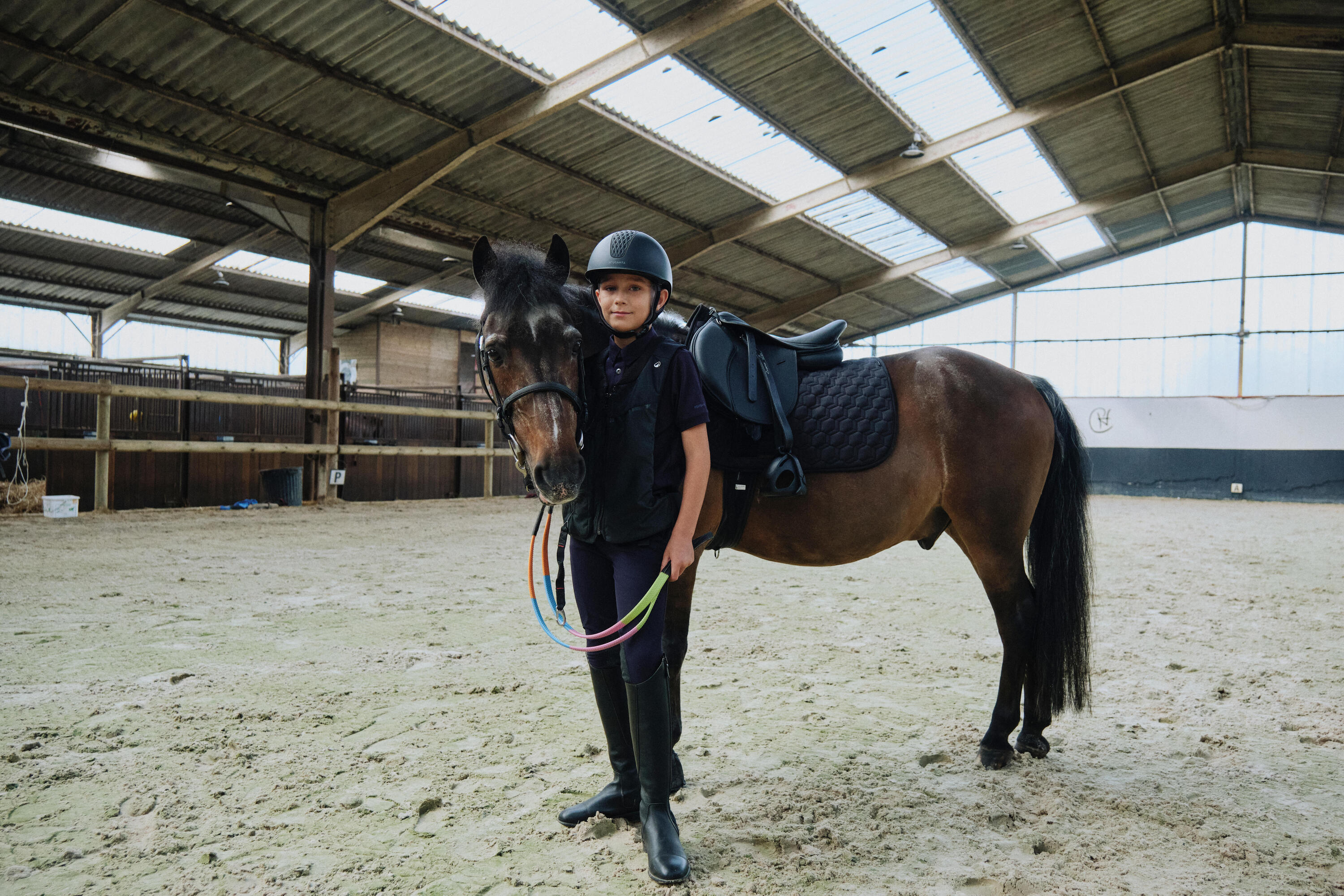 Gilet de protection Airbag équitation Junior Noir 31/46