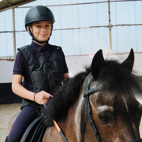 Gilet de protection Airbag équitation Adulte Noir