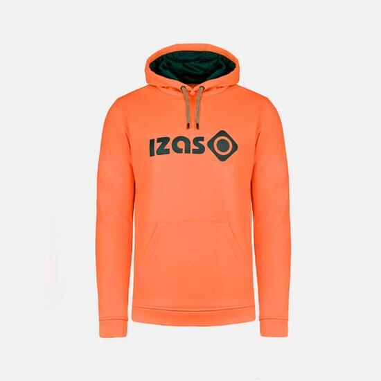 Sudadera de montaña y trekking con capucha Hombre Izas Duero naranja