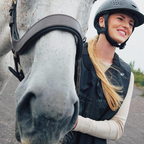 Gilet de protection Airbag équitation Adulte Noir