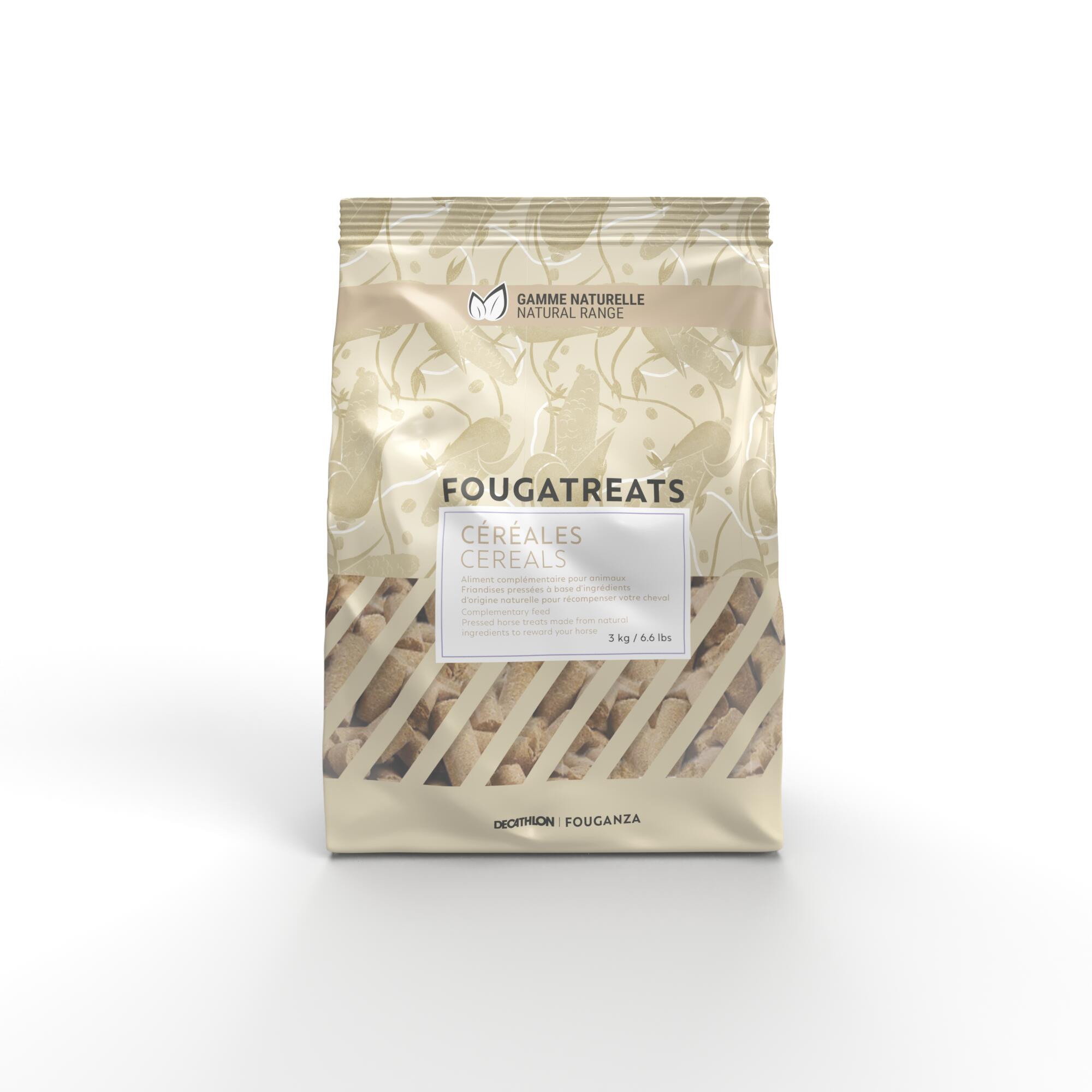 Horse Riding Treats For Horse/Pony Natural Fougatreats 3 kg Grains FOUGANZA Decathlon