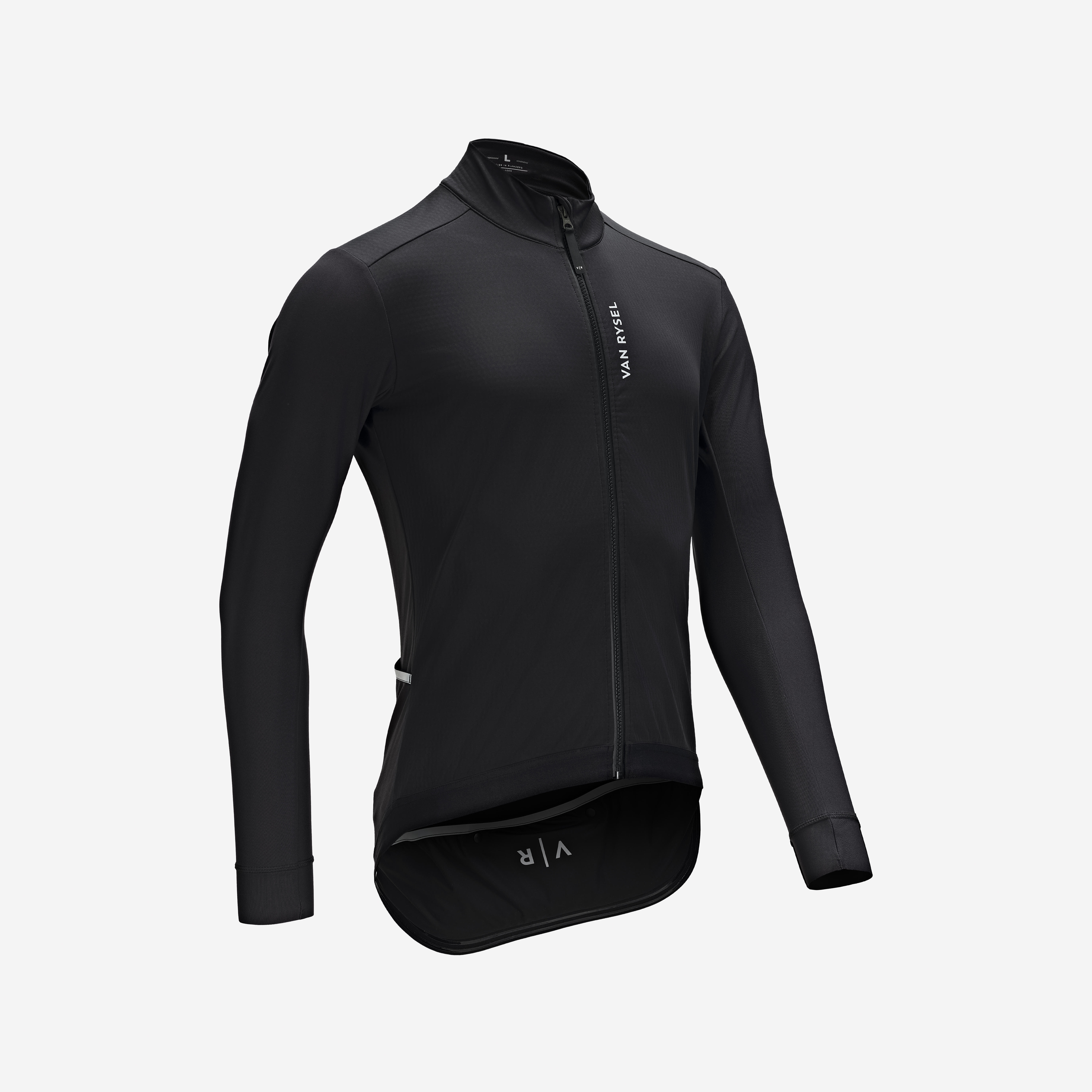 Men's Warm Road Cycling Jacket - Racer 2 Black - VAN RYSEL