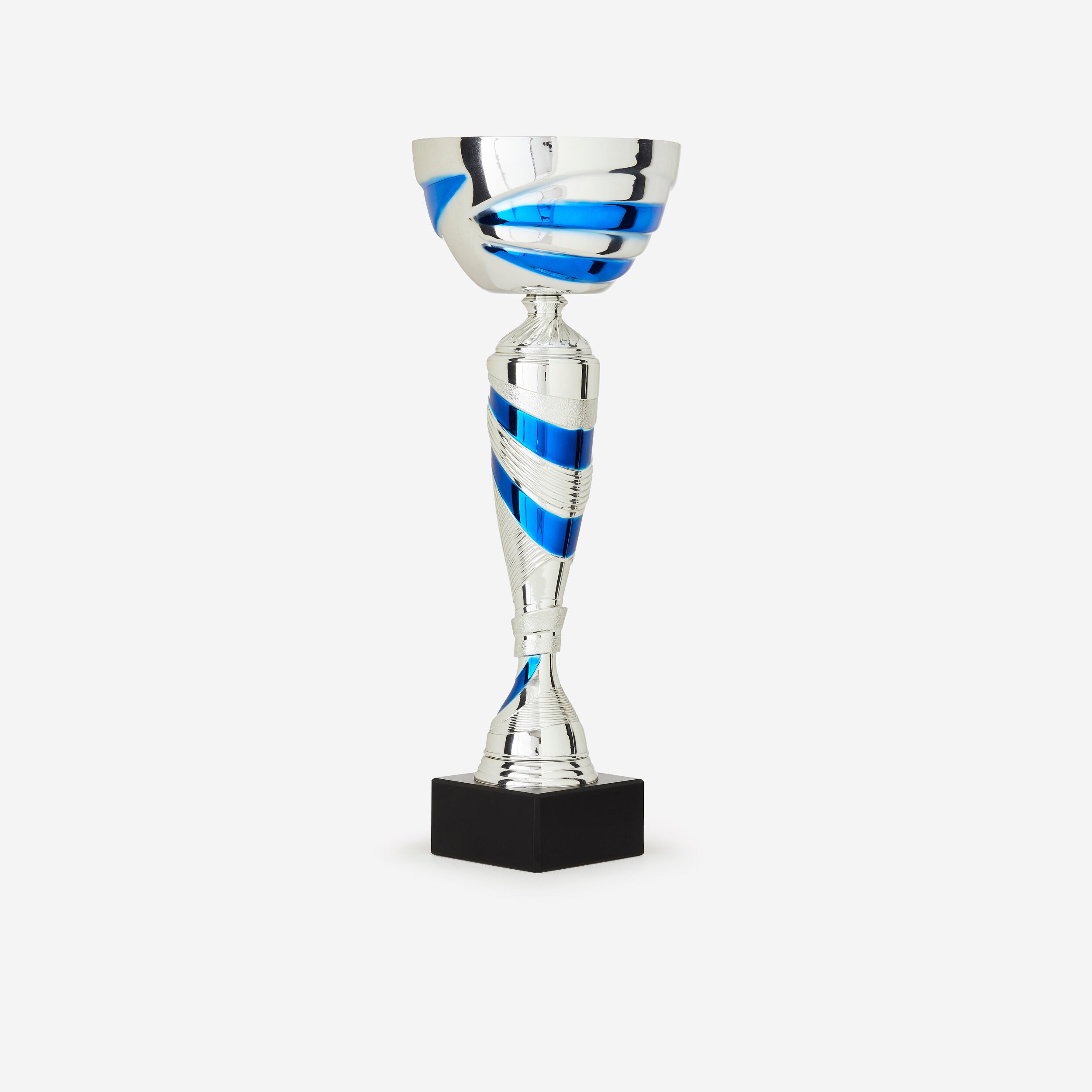 TROPHÉE VAINQUEURS Coppa C550 argento azzurro 36 cm