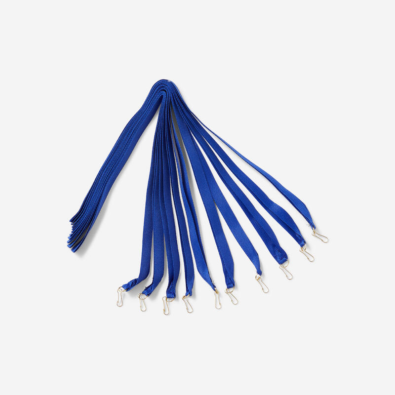 LOT 10 RUBANS 10mm BLEU