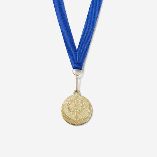 Medaglia ORO 32 mm nastro