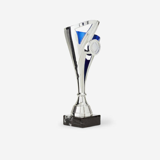 Trofeo T140 argento azzurro 21 cm