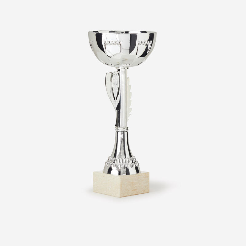 Cupă c160 argintiu/albastru 23cm