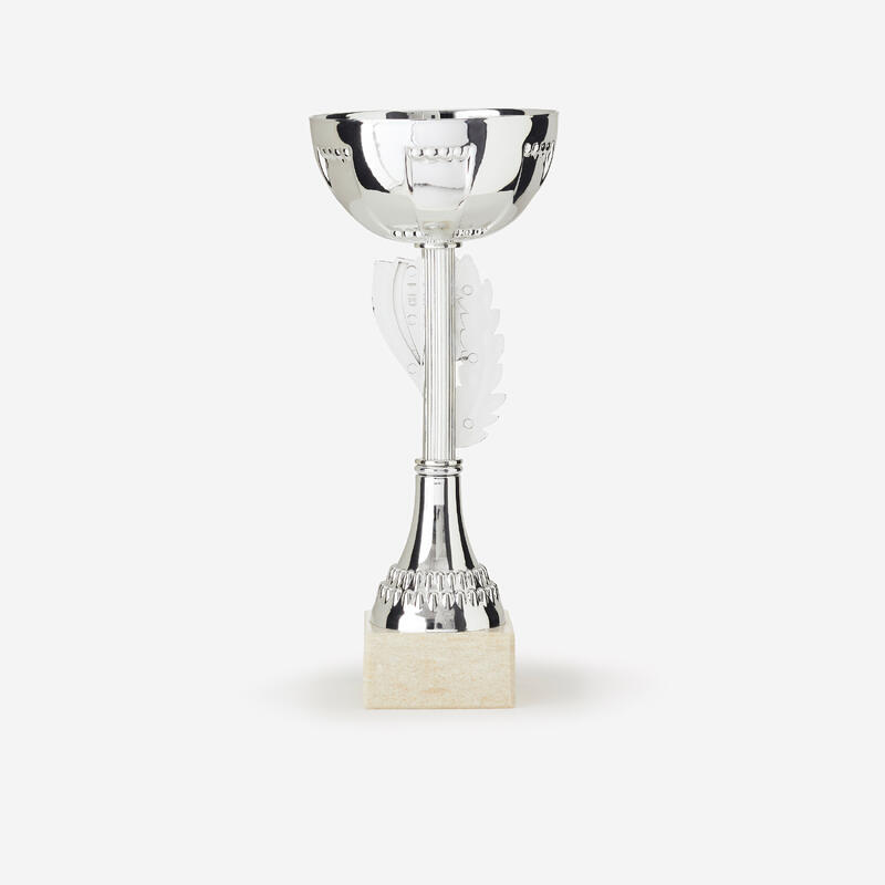 Kupa - Gümüş/Mavi - 23 cm - c160