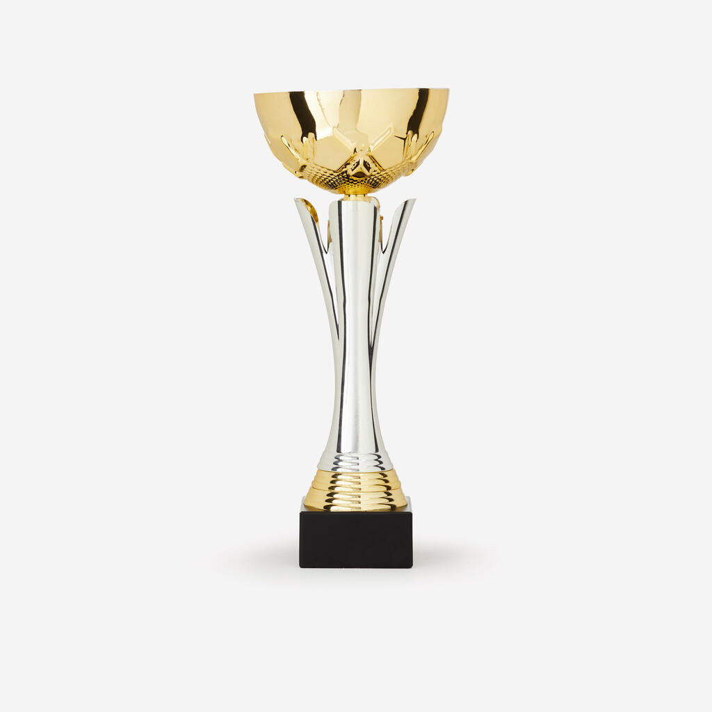 Pehar C535 32 cm - zlato/srebro