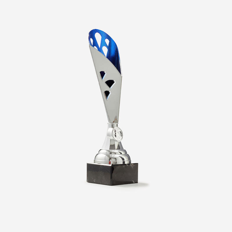 Pokal T511 31 cm silber/blau 