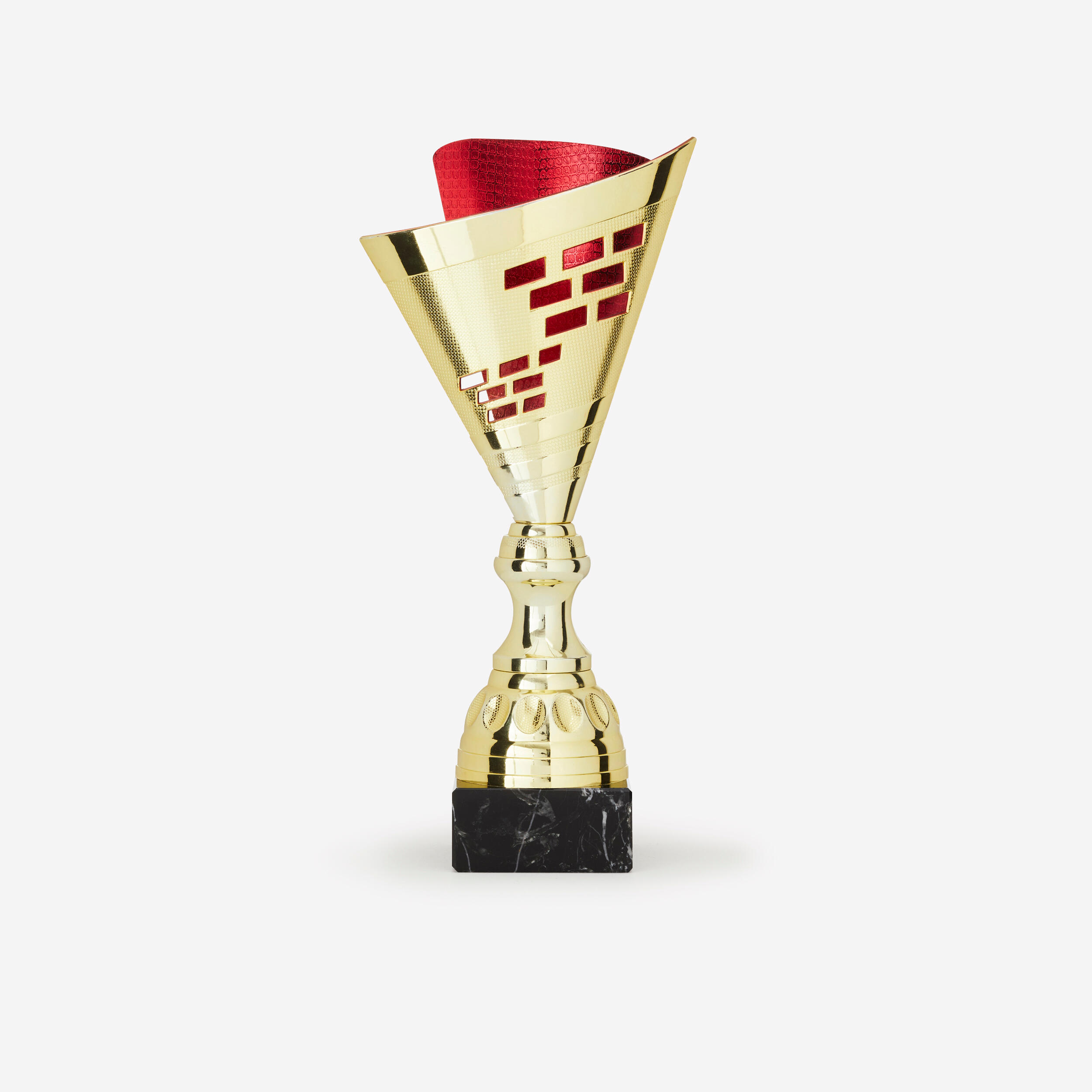 TROPHEE T537 Or / Rouge 35cm 3/5