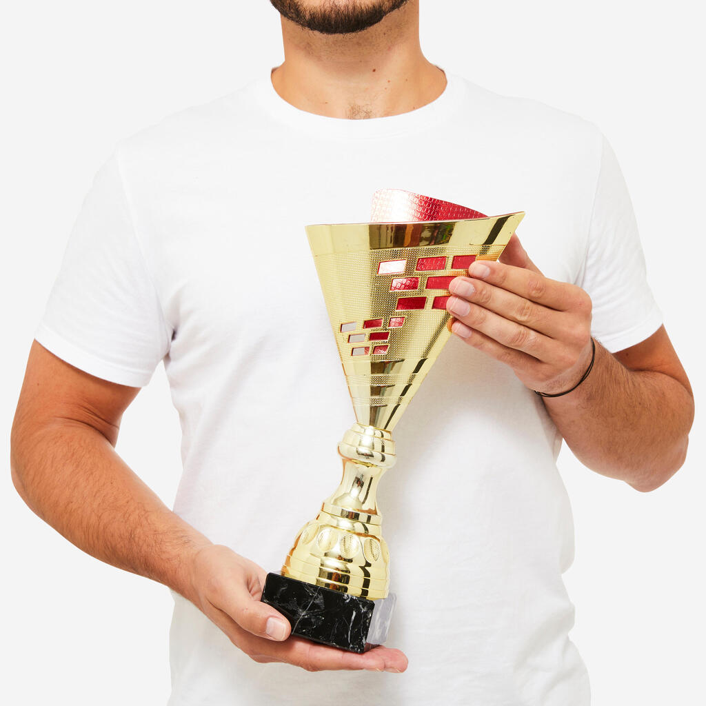 TROFEJ T537 OD 35 cm - ZLATNO/CRVENI