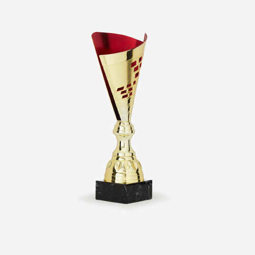 
      Pokal T537 35 cm gold/rot
  