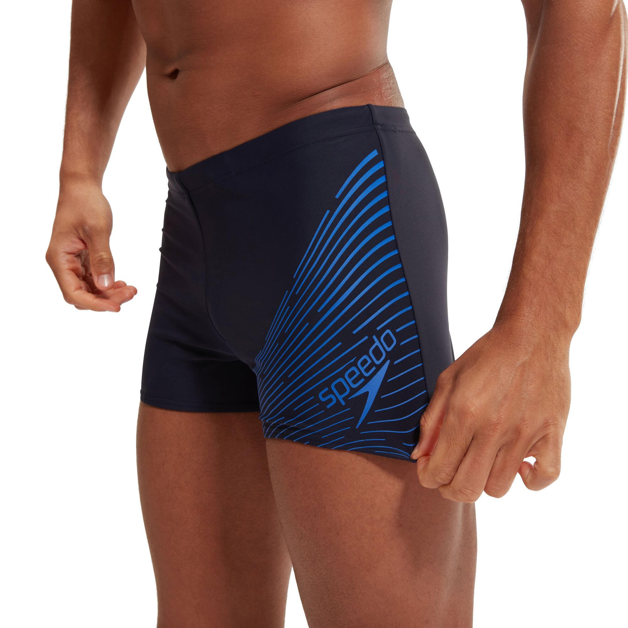 Speedo Men's Medley Logo Aquashort - True Navy/True Cobalt