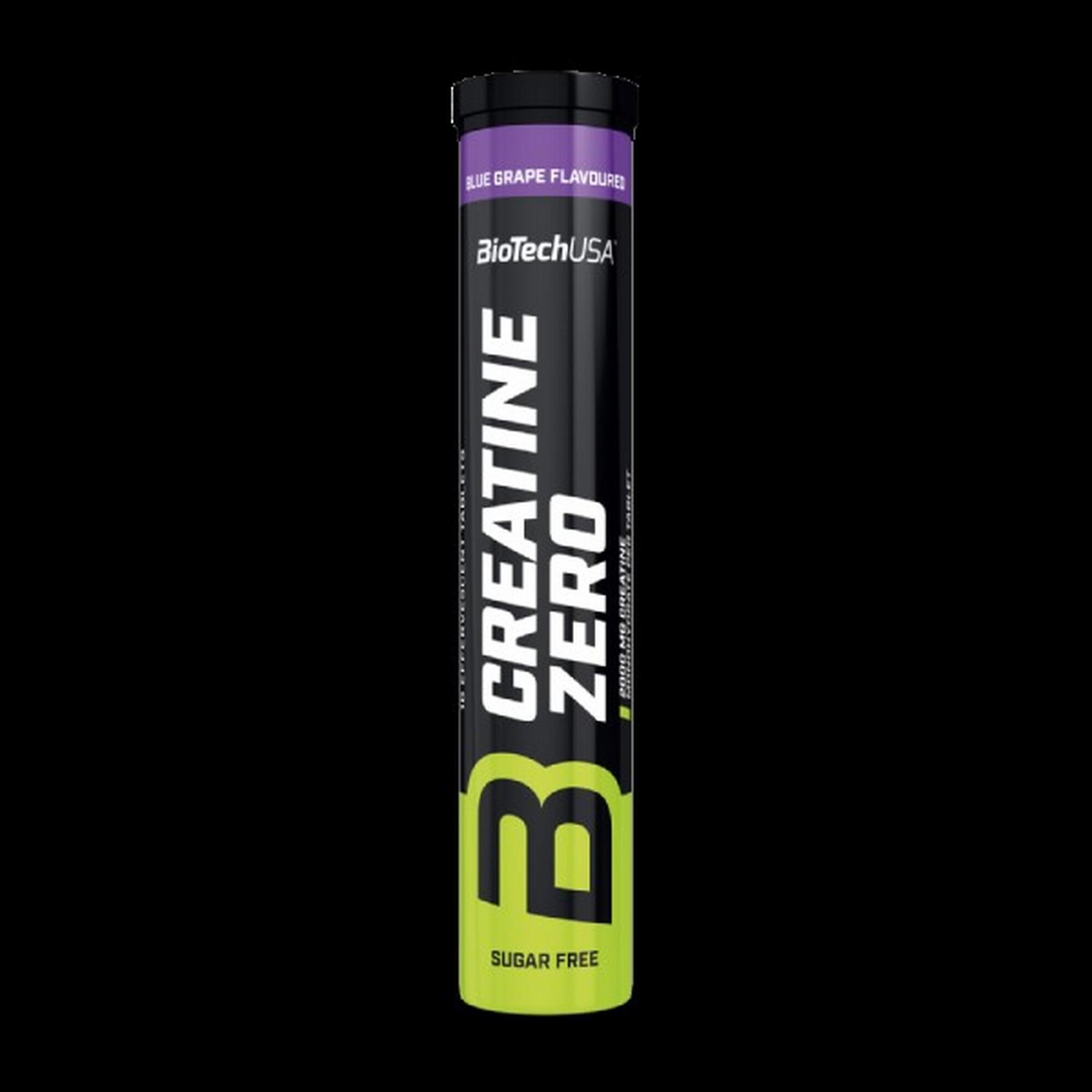 Kreatin pezsgőtabletta, kékszőlő, 16 db - Creatine Tablets Biotechusa akciós termékkép 1