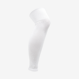 Chaussettes de football sans-pied blanc