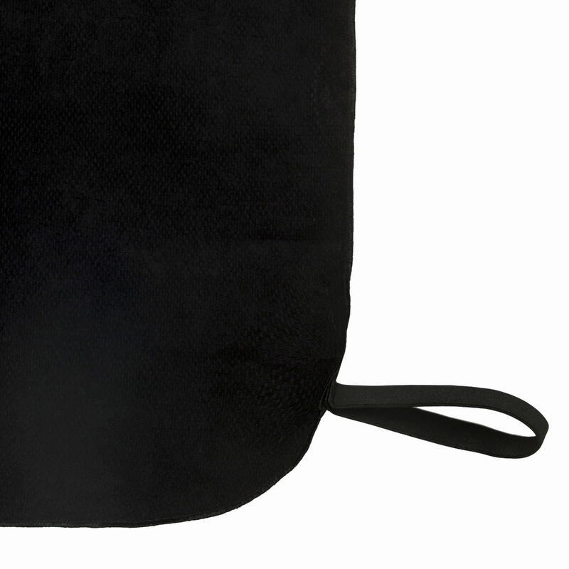 Serviette de bain Taille L75 x 130 cm - FARO noir